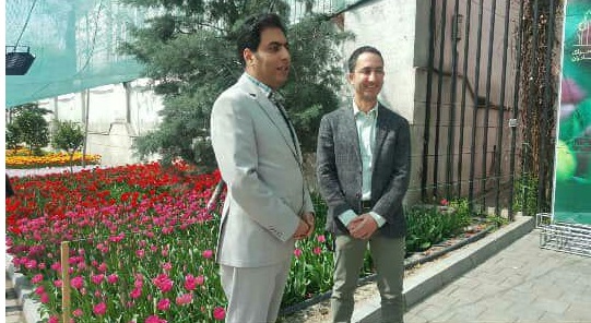 بازدید جناب اقای سیف رئیس ستاد گردشگری شهرداری تهران از پیاده راه لاله برای مادران